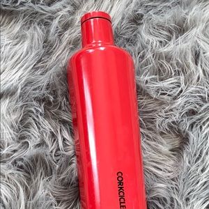 Red Corkcicle canteen